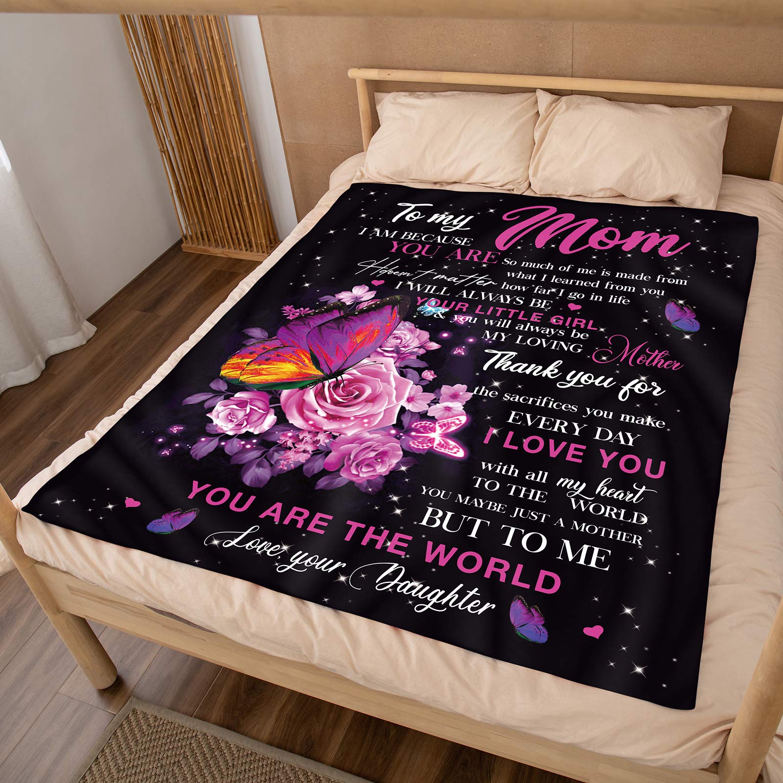 Birthday Gifts for Women Mom Gifts for Christmas from Daughter Son, to My  Mom Blanket, Mom Gifts for Mothers Day Presents for Mom Soft Cozy Throw